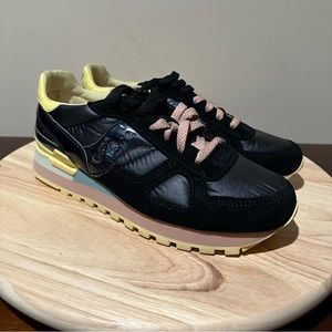 SAUCONY SHADOW ORIGINAL Black/Multi Sneakers Shoes S60591-1 Womens Size US 8 NEW